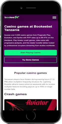 Bookeebet Mobile App Interface